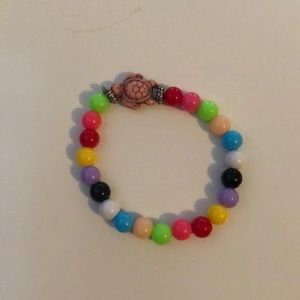 Multi-color turtle bracelet